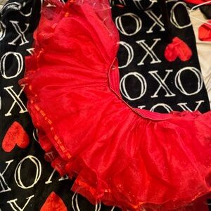 Red tutu - glittery